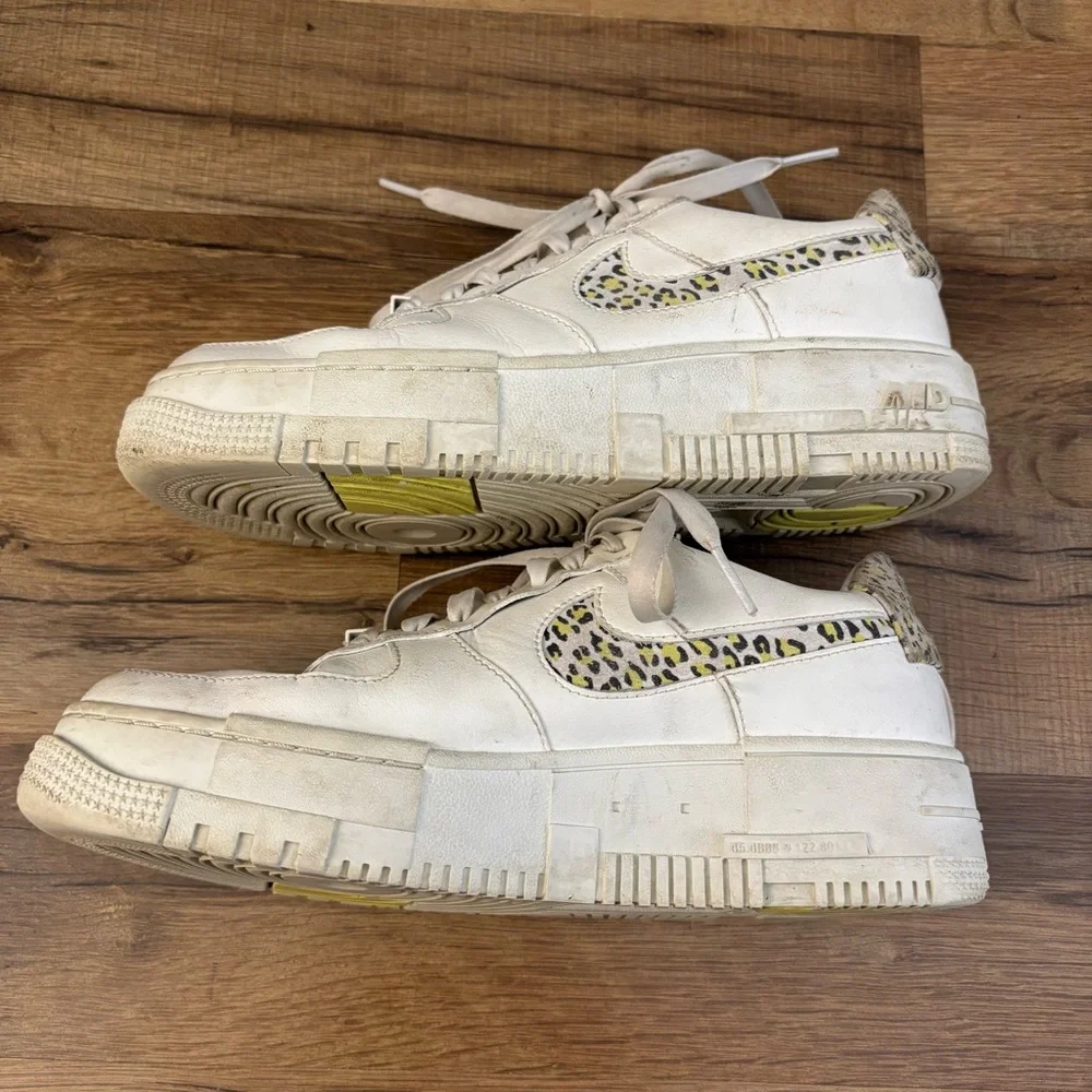 Nike Air Force 1 Pixel SE 'Leopard' Sail Lemon Twist Women’s - Picture 11 of 11